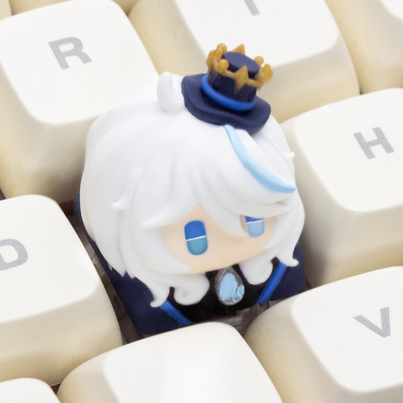Genshin impact Furina ที่ไม่ซ้ํากัน Keycap แป้นพิมพ์เครื่องกล แป้นพิมพ์ mechanical keyboard keycap น่ารัก Cherry MX<p>“><center><h4></h4><p><p><font color=