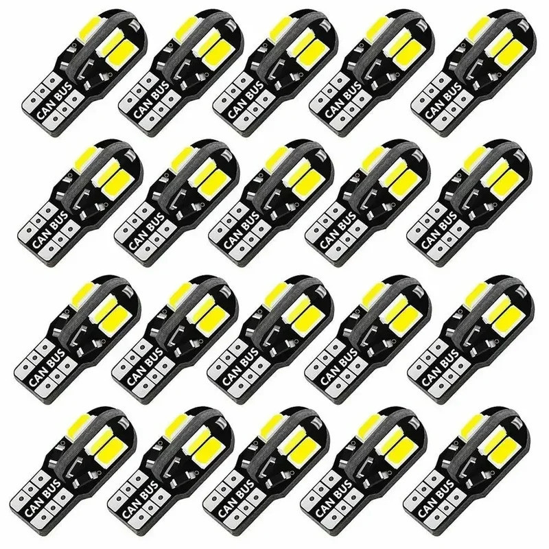 20ชิ้น W5W T10 LED หลอดไฟ C An BUS ภายในรถแผนที่โดมไฟที่จอดรถแสง5730 85MD 12โวลต์สัญญาณอัตโนมัติโคมไ