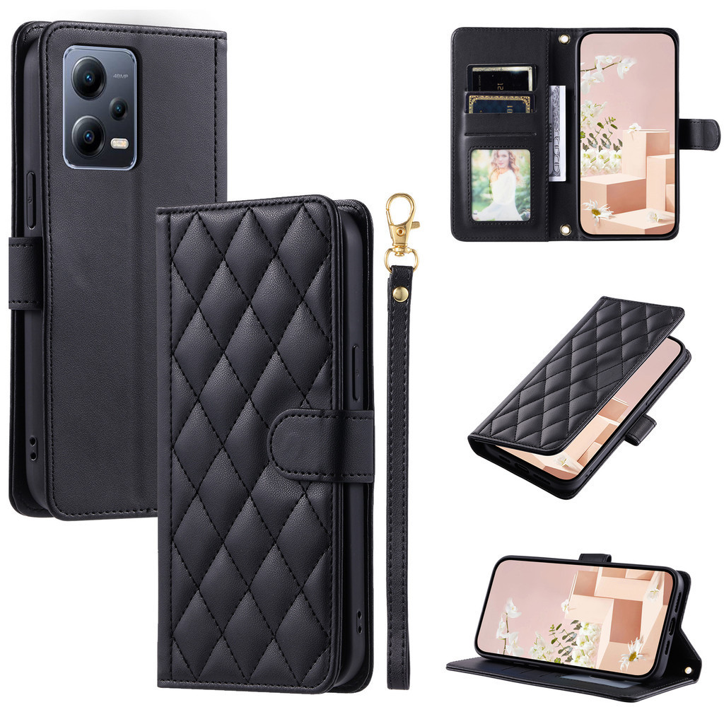เคสวีโว่ Case for Vivo Y18 Y03 Y03t Y38 Y28 Y28s 5G Y02s Y27s Y27 Y16 Y36 Y100 Y11 Y12s Y12A Y15 Y17 Y20 Y20sG Y20i Y22 Y22s Y35 V30e V40 Pro V2026/V2027/V2029/V2043/V2038/1906/1901 เคสโทรศัพท์มือถือหนังฝาพับแบบฝาพับสําหรับ Shoulder Strap QNGD - รูปที่ 5