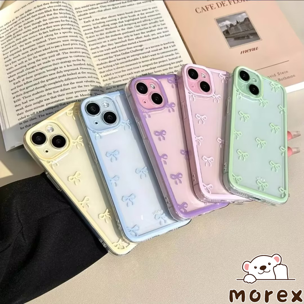 เคสโบว์สดน่ารักสำหรับOPPO A12 A15 A36 A57 A5s A7 A16 A51 A5 A9 OPPO A76 A1K A53 A3S A54 A31 Reno 6 5