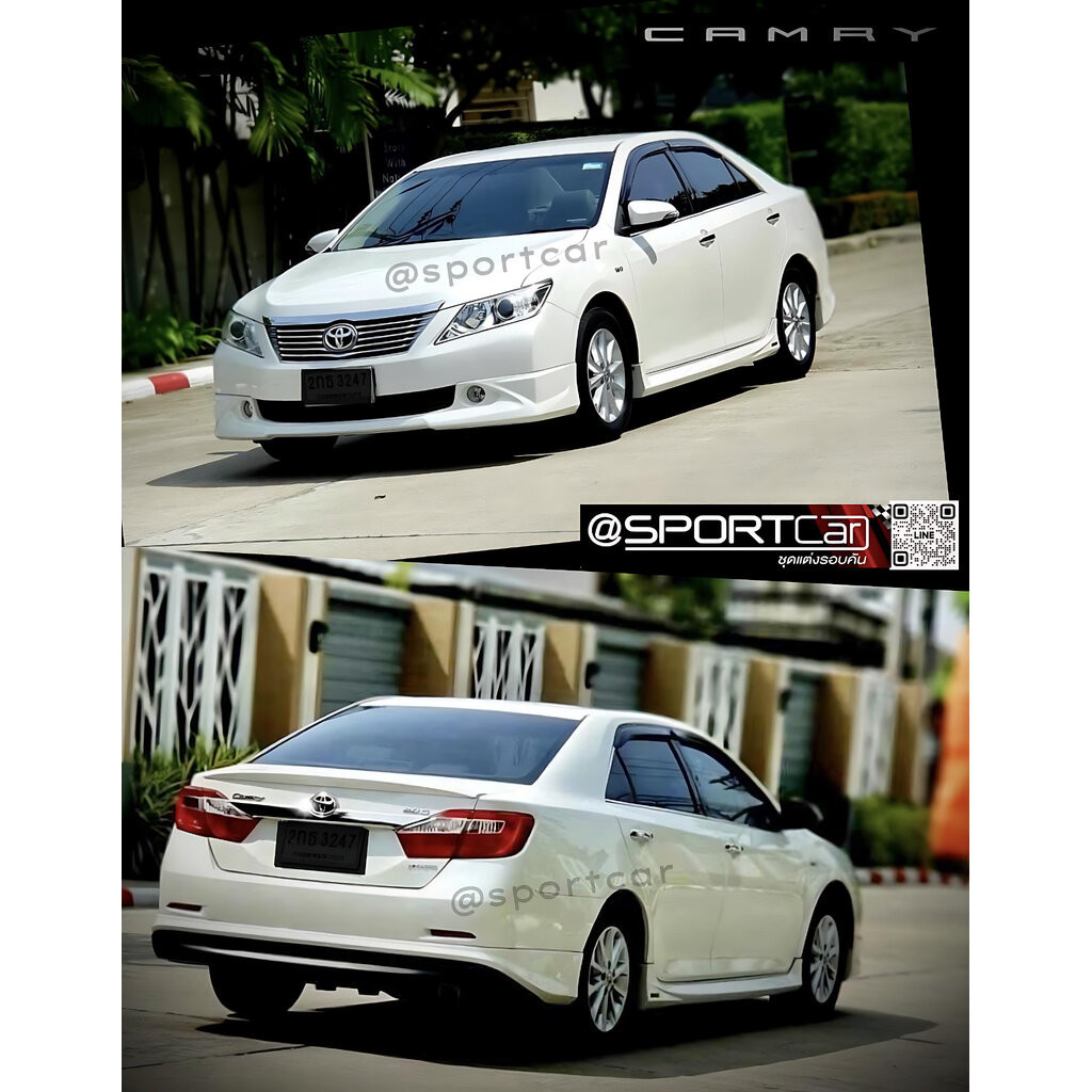 ชุดแต่ง Camry 2010 2012 2013 รุ่น2.0 ทรงOEM สเกิร์ตรอบคัน Camry, Toyota Camry แต่งสวย, ชุดแต่งรอบคัน