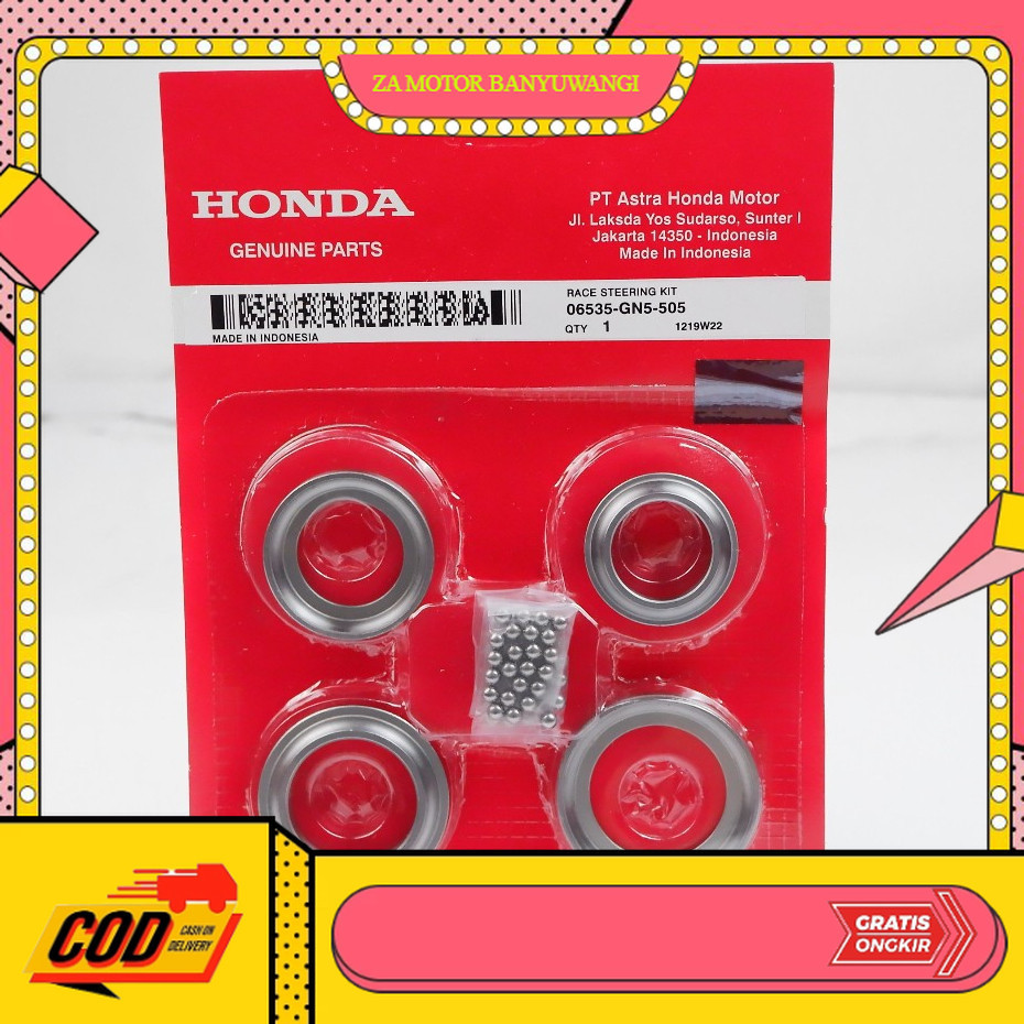 คอพวงมาลัย AHM GN5 ดั้งเดิมสําหรับ Honda Beat - Supra - PCX 150 - Scoopy - Vario 100% ORIGINAL AM