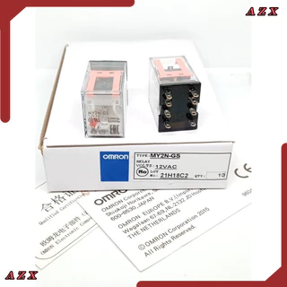 ใน กทม รีเลย์ ของแท้ใหม่ MY2N-GS MY4N-GS 12VDC 24VDC 220vac MY2Gs 12VAc 24vac MY4GS 12vac 24vac relay