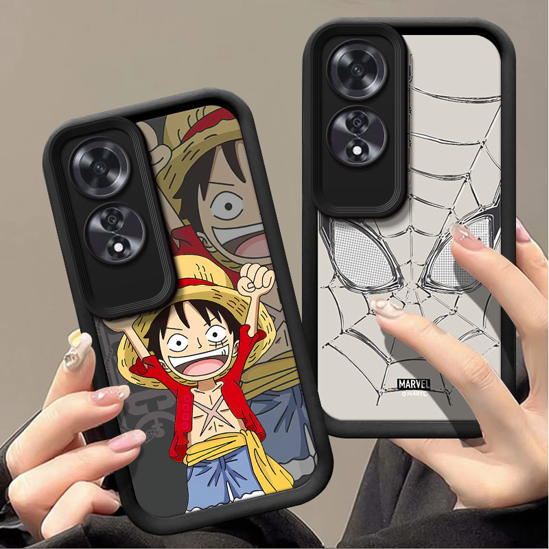 สําหรับ OPPO A60 4G CPH2631 กรณีกันกระแทกซิลิโคนนุ่ม TPU การ์ตูนป้องกันปกหลังเคสโทรศัพท์สําหรับ OPPO