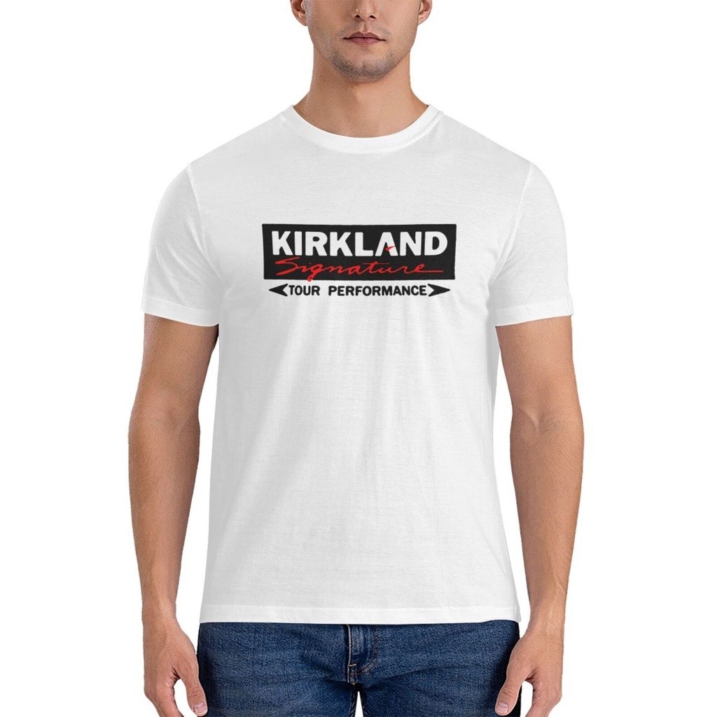 ใหม่ เสื้อยืดพิมพ์ผ้าฝ้ายกราฟิก Kirkland Signature Tour Performance