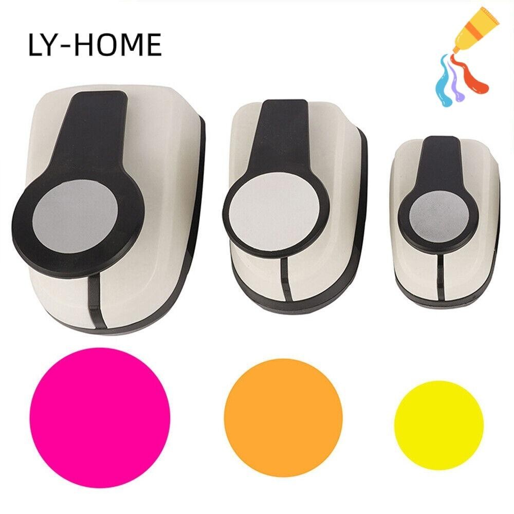 Ly Hole Puncher, หลายขนาด ABS + โลหะผสมวงกลม Embosser, ตลกการออกแบบประหยัดแรงงาน Circular Hole Shape Punch EVA Chip