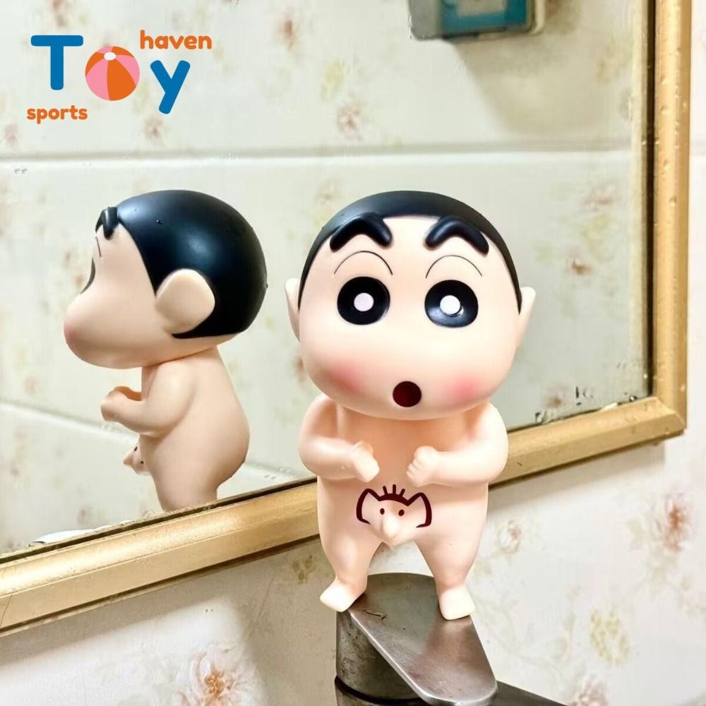 Sportshaven Nohara Shinnosuke รูป,ยาวจมูกของเล่น Crayon Shin-Chan ตัวเลข, Anime Elephant 15 ซม.รูปปั้นเครื่องประดับโต๊ะ