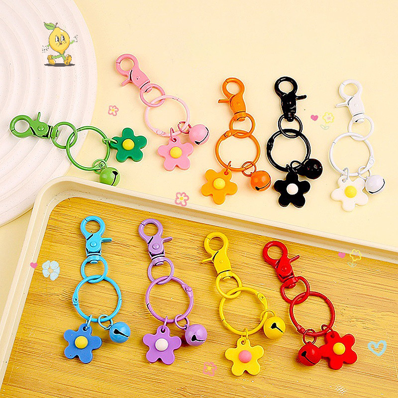 [mozh] แฟชั่นพวงกุญแจสีสันสดใสกระเป๋าจี้แหวนกุญแจรถอุปกรณ์ตกแต่งของขวัญ [TH]