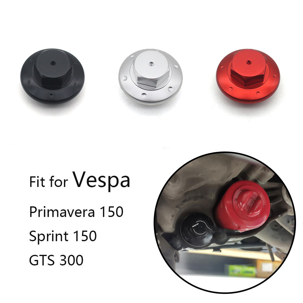 Fit สําหรับ Piaggio Vespa Primavera Sprint 150 Gts300 GTS 300 รถจักรยานยนต์น้ํามันกระทะท่อระบายน้ําส