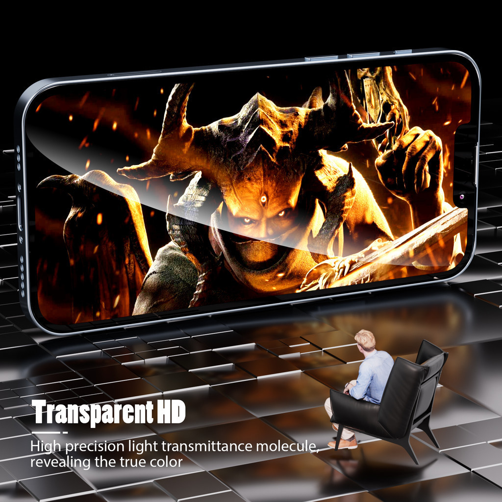 แอนตี้สปาย ฟิล์มกระจก สำหรับ OPPO A60 A79 A18 A38 A58 A17 A57 A74 A95 A5 A11 A15 A93 A52 A77 Reno 11F 8T 3 4 5 6 7 Pro - รูปที่ 6