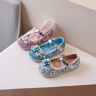 สาวน้อยรองเท้าหนังฤดูใบไม้ผลิฤดูใบไม้ร่วงหรูหราเด็กแฟลตแฟชั่…