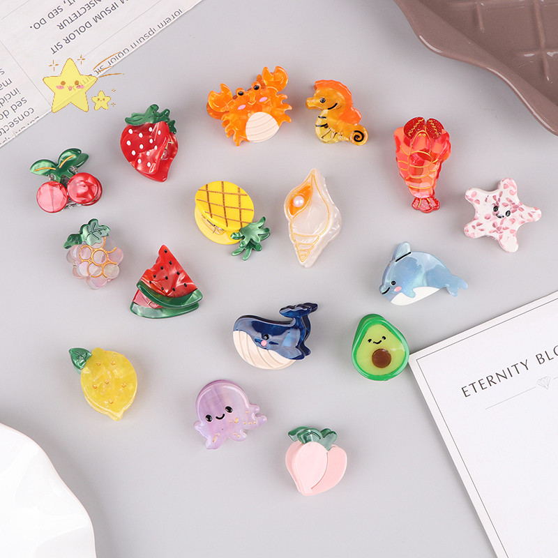 [JBTH] Mini Hair Claw Clips Cute Ocean Animals ปลาดาวน่ารักหวานเครื่องประดับผมสําหรับผู้หญิง [JB]