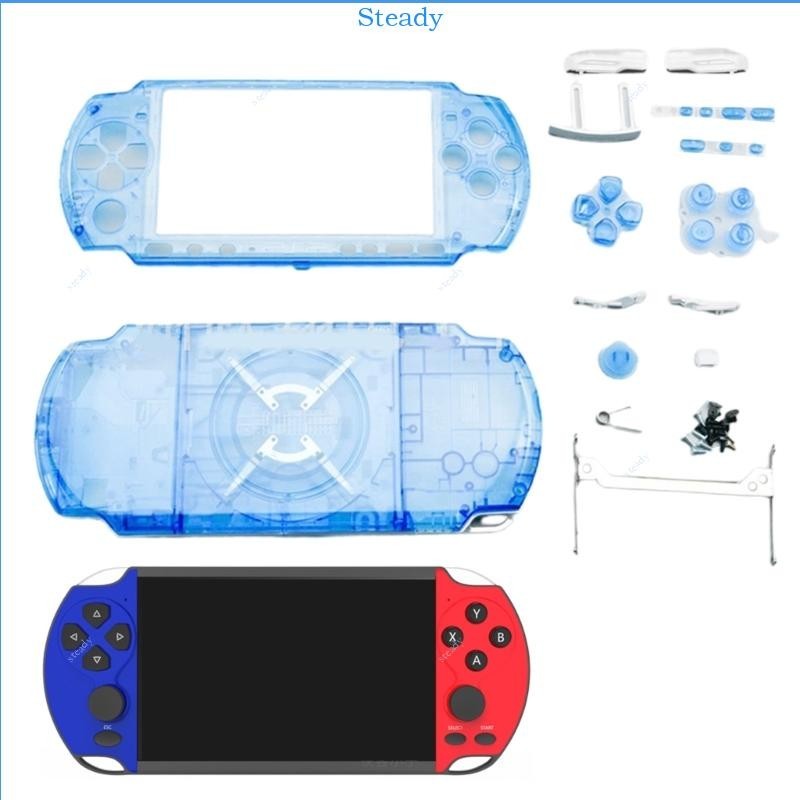 Steady เกมคอนโซลเชลล์เปลี่ยนเคสแบบเต็มพร้อมปุ่ม PSP3000