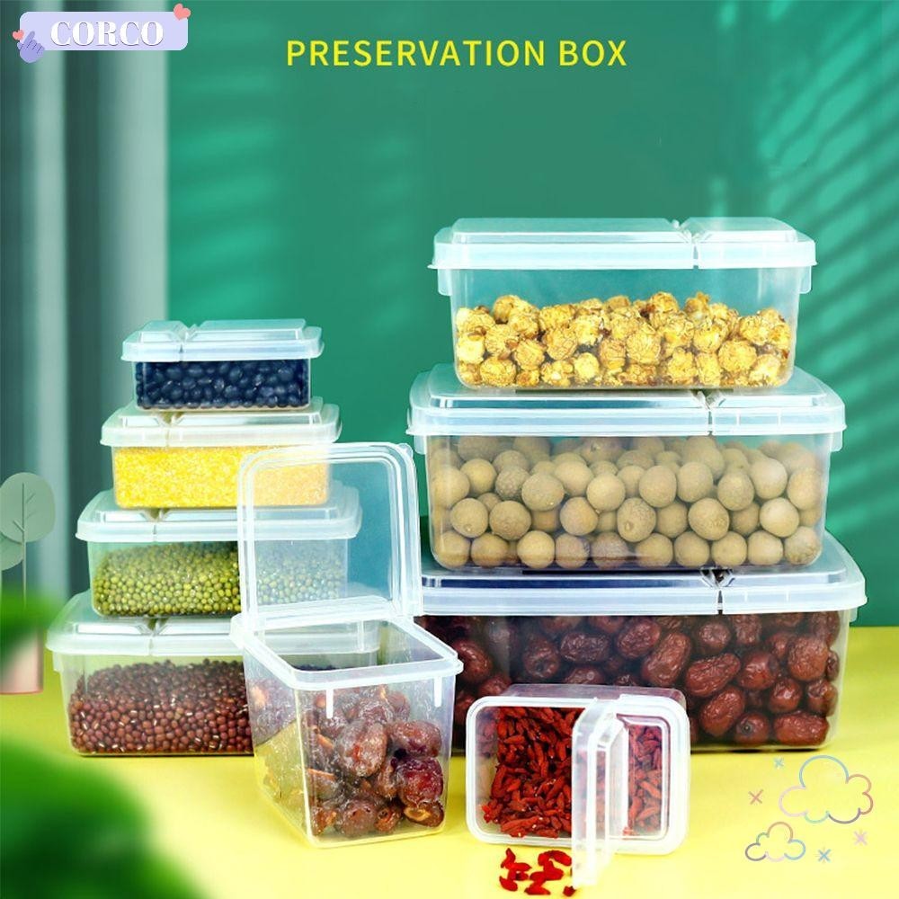 Corco Bento Box 8 ขนาด Camping Tableware Flip cover design Food Meal Storage Container