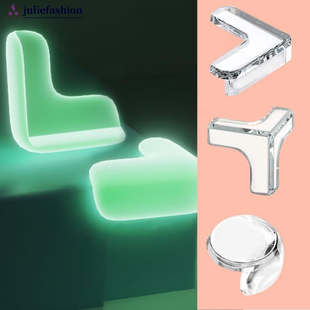 JULIEFASHION Baby Safety Corner Protector เฟอร์นิเจอร์ตารางมุมขอบฝาครอบป้องกันเด็ก Anticollision เด็กความปลอดภัยมุม Guard A8X4