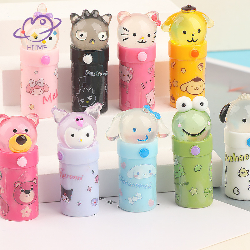 [mayhome] Creative Mini Luminous Kt Cat Mymelody Kuromi ถ้วยฉนวน Miniature Figurines ภูมิทัศน์ตกแต่ง DIY เครื่องใช้ในบ้านของขวัญ {TH}
