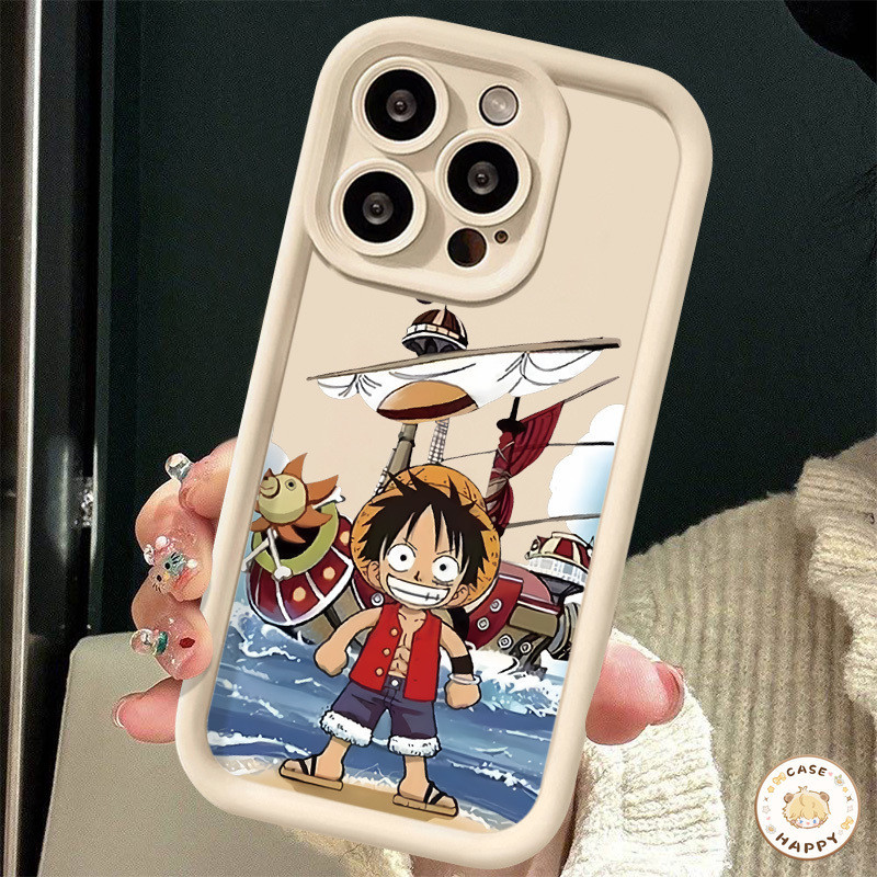 อนิเมะอินเทรนด์ One Piece Luffy น่ารัก แองเจิลอายส์ซ เคสไอโฟน 11 15 14 12 13 Pro Max 15 8 Plus 7Plus XS XR X Max SE 2020