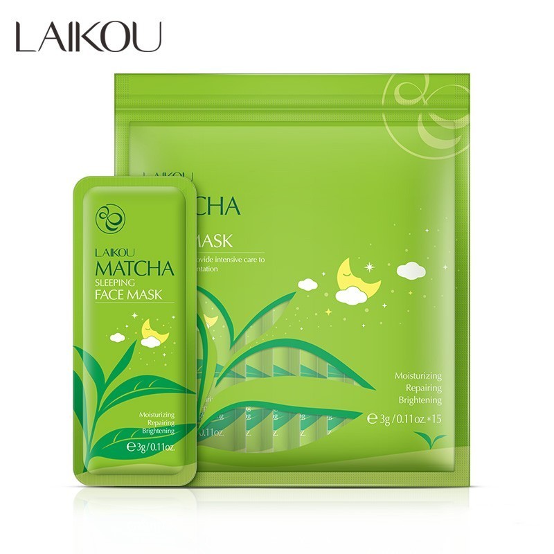 LAIKOU เจลมาส์กหน้า ควบคุมความมัน ให้ความชุ่มชื้น กําจัดสิว 15 ชิ้น