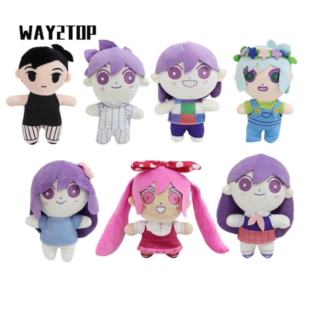 WAY2TOP คอสเพลย์ Props, Omori Plush 20 ซม.OMORI ตุ๊กตาตุ๊กตา,ของขวัญ Omori เกม Related Merch หมอนยัด