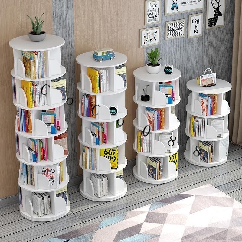 ชั้นวางของ ชั้นวางหนังสือหมุนได้ 360 องศา ชั้นวางหนังสือเด็ก ชั้นวางหนังสือนักเรียน