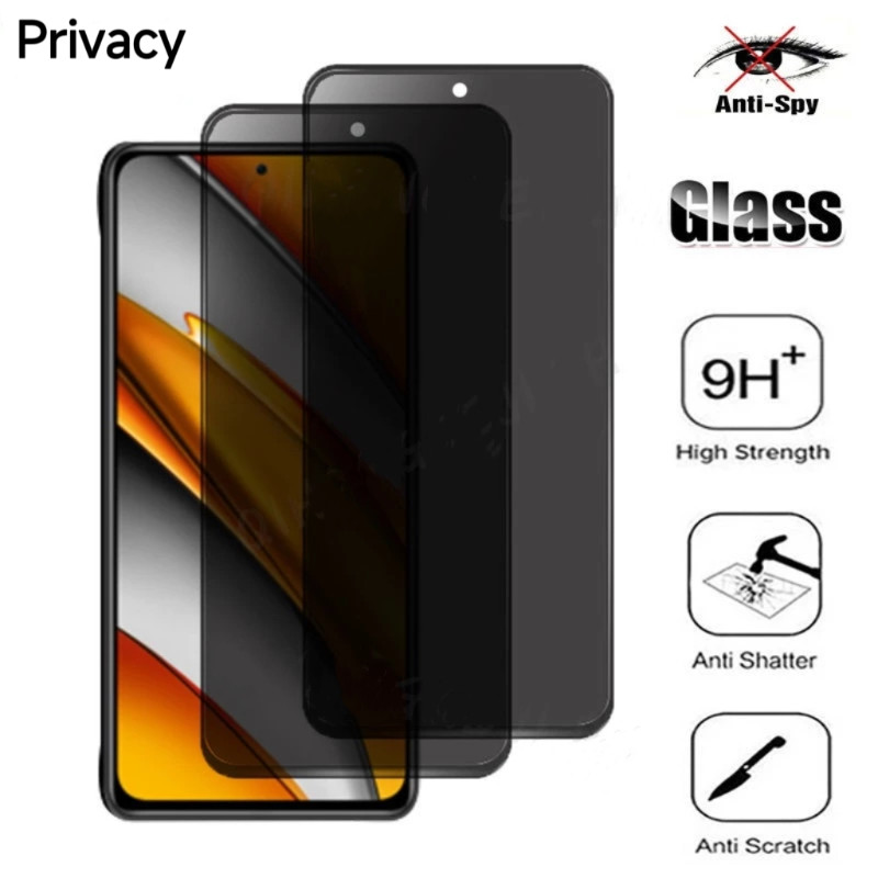 2PCS Anti Spy กระจกนิรภัยสําหรับ Huawei Y9S Y7A Y6S Y6P Y7P 2020 Y6 Y7 Pro Y9 Prime 2019 Honor X5 Pl