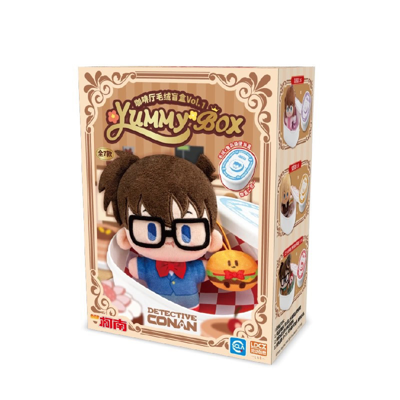 Original Detective Conan Cafe กล่องตาบอดจี้อะนิเมะรูปสะสมตุ๊กตาของเล่น Kawaii เด็กของขวัญวันเกิด