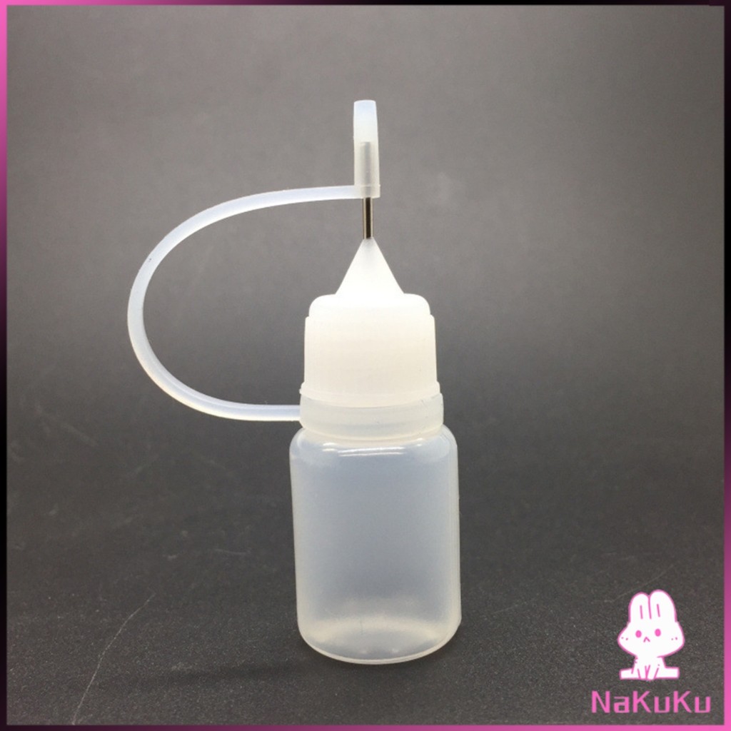 Nakuku หัวเข็มขวดน้ำมัน ขวดหยด  ขวดแบ่ง DIY อุปกรณ์ ขวดดรอเปอร์ ปลายแหลม PE plastic bottle
