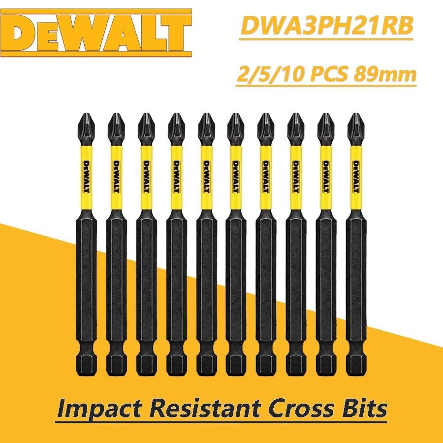Dewalt DWA3PH21RB 2/5/10PCS สว่านกระแทก 89 มม.PH2 ความแข็งสูง Cross Bits สําหรับเจาะไฟ