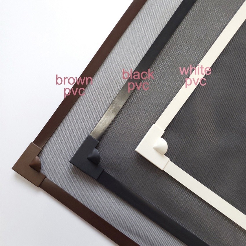 มุมมุ้งลวดหน้าต่าง อุปกรณ์เสริมมุ้งลวดหน้าต่าง PVC DIY อุปกรณ์เสริมมุ้งลวดหน้าต่างแม่เหล็ก