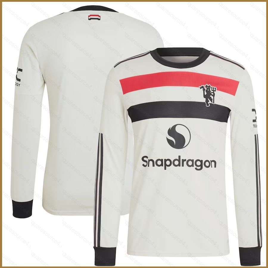 New1 2024-2025 Premier League Manchester United Third jersey เสื้อแท้เสื้อยืดแขนยาว Plus Size