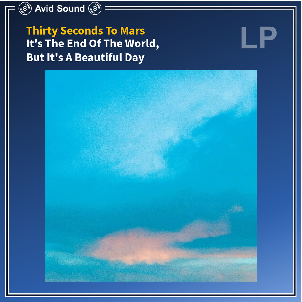 แผ่นเสียง Thirty Seconds To Mars It's The End Of The World, But It's A Beautiful Day ใหม่ ซีล Vinyl 