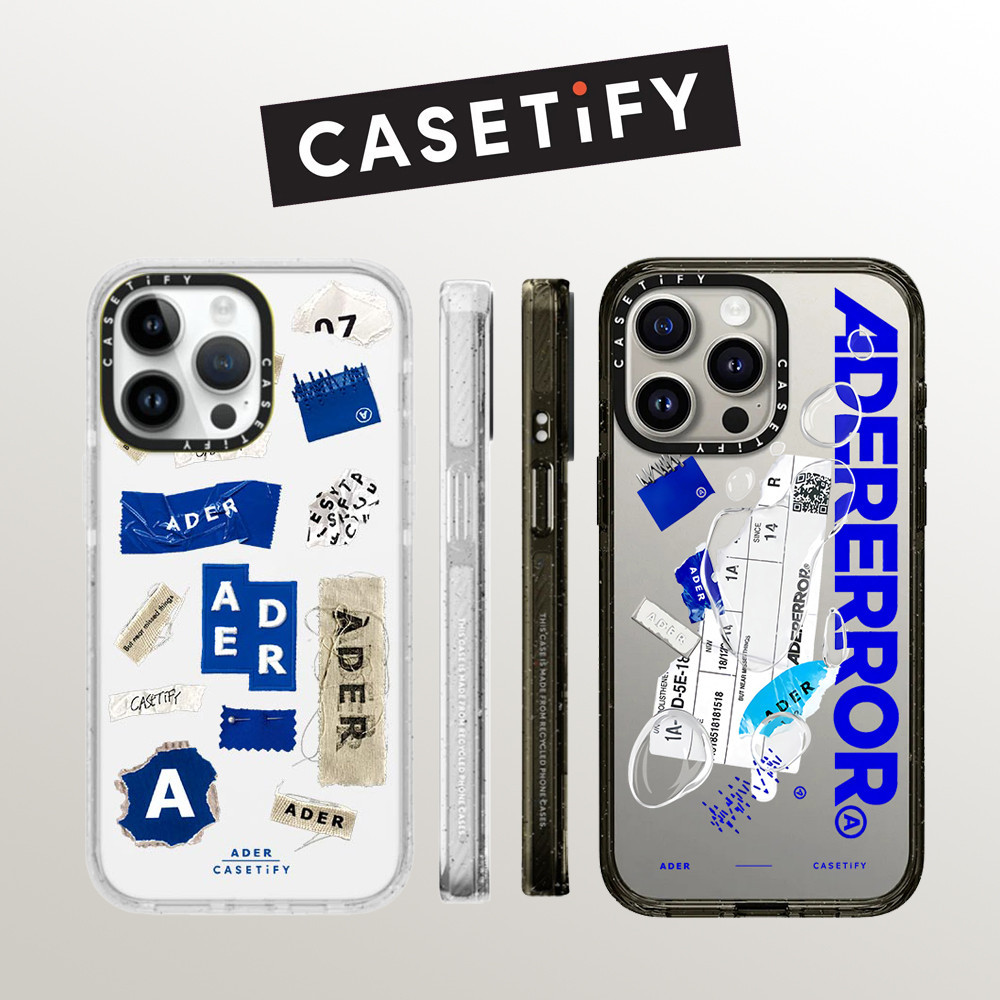 Casetify ADER เคสโทรศัพท์อะคริลิคสําหรับ iPhone 15ProMAX 15Pro 14ProMax 14 13 12 11 Drop proof เคสโท