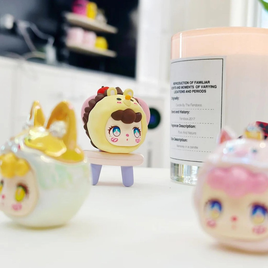 Liila Little Zoo Party สัตว์ของเล่นเด็กสะสมตัวเลขสัตว์ Mini Bean ของเล่น emdavn