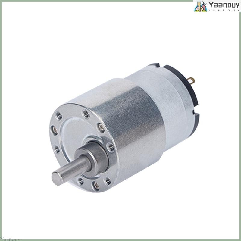 Yaa 7 960RPM มอเตอร์เกียร์ลดความเร็วไมโครแรงบิดแบบพลิกกลับได้ 6V 12V 24V