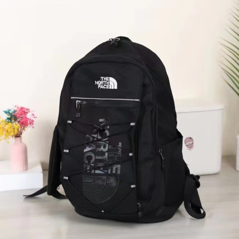 The the north face Backpack ความจุขนาดใหญ่ Water Repellent Multi-pocket Mens Backpack