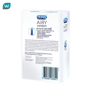 Durex ถุงยางอนามัย ดูเร็กซ์ แอรี่ ขนาด 52 มม. แพ็ค 16 ชิ้น