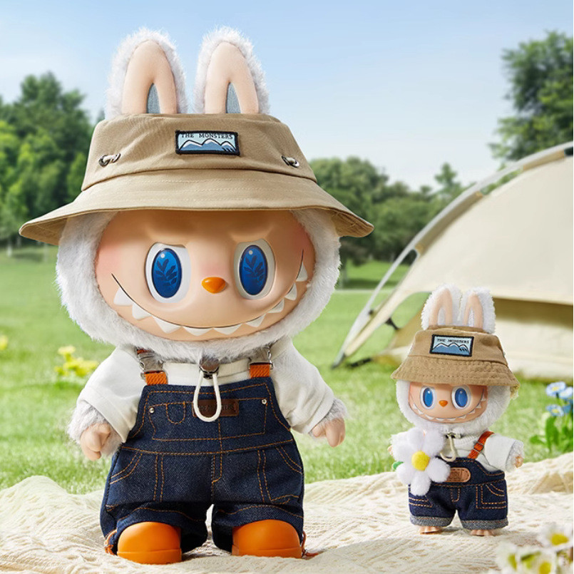 ของแท้ 100% POPMART labubu Spring Wild Home Series ตุ๊กตาไวนิลตุ๊กตาจี้ตุ๊กตาของขวัญ