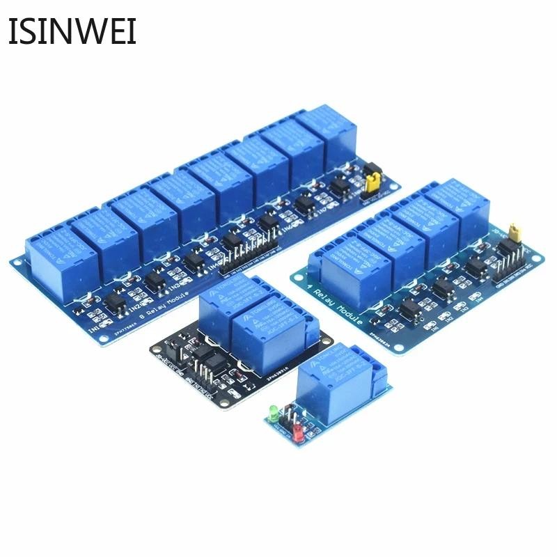 โมดูลรีเลย์ทริกเกอร์ระดับต่ํา 5v 12v 1 2 4 6 8 ทาง สําหรับ Arduino 1 2 4 6 8 ช่องทาง พร้อมเอาท์พุตรีเลย์ออปโต้คัปเปลอร์