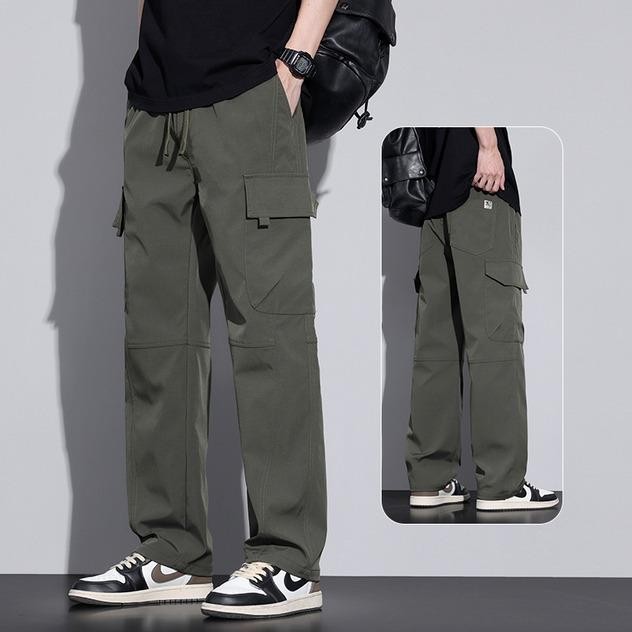 MNO.9 Cargo B84 กางเกงคาร์โก้ กระเป๋าข้าง ใช้งานได้จริง กางเกงขายาวชาย ลำลอง Clothing Man