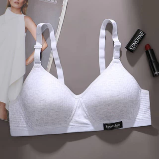 PrettyLady Shop (NYN49) เสื้อชั้นใน ผ้าฝ้าย และผ้าไม่โรล็อก สําหรับแป้ง Sports belt