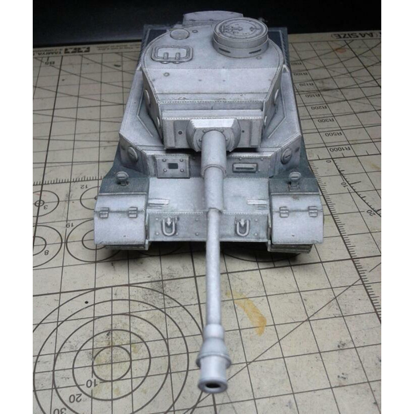 1:35 Scale WW2 German VK 4501 (P) Tiger Heavy Tank Paper Model Kit a