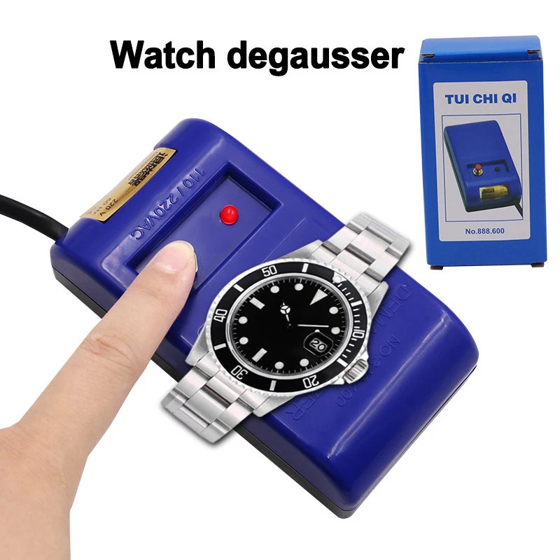 นาฬิกา Demagnetizer ไฟฟ้า Mechanica นาฬิกาล้างอํานาจแม่เหล็กเวลา Correxeing นาฬิกาซ่อมเครื่องมือสําหรับช่างซ่อมนาฬิกา EU/US ปลั๊ก
