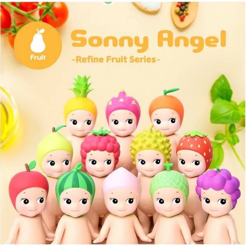 พร้อมส่งในไทย ตุ๊กตาผลไม้ ติดมือถือ เกาะโทรศัพท์ Sonny angel Hippers Fruit & Animal งานเทียบ 1กล่อง