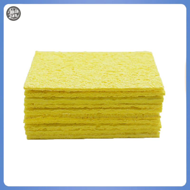 Wl| 10ชิ้น/เซ็ตทําความสะอาดฟองน้ําทําความสะอาดสําหรับสิ้นสุดไฟฟ้าเชื่อมบัดกรีเหล็กใหม่