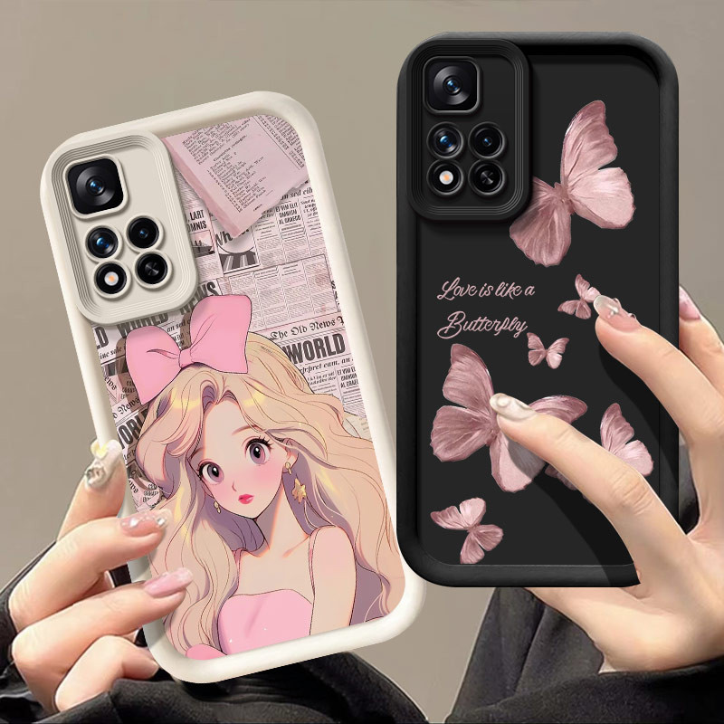 เคส Redmi 10 4g เคสโทรศัพท์แบบนุ่มสไตล์เยาวชนใหม่ KLQ1TY1