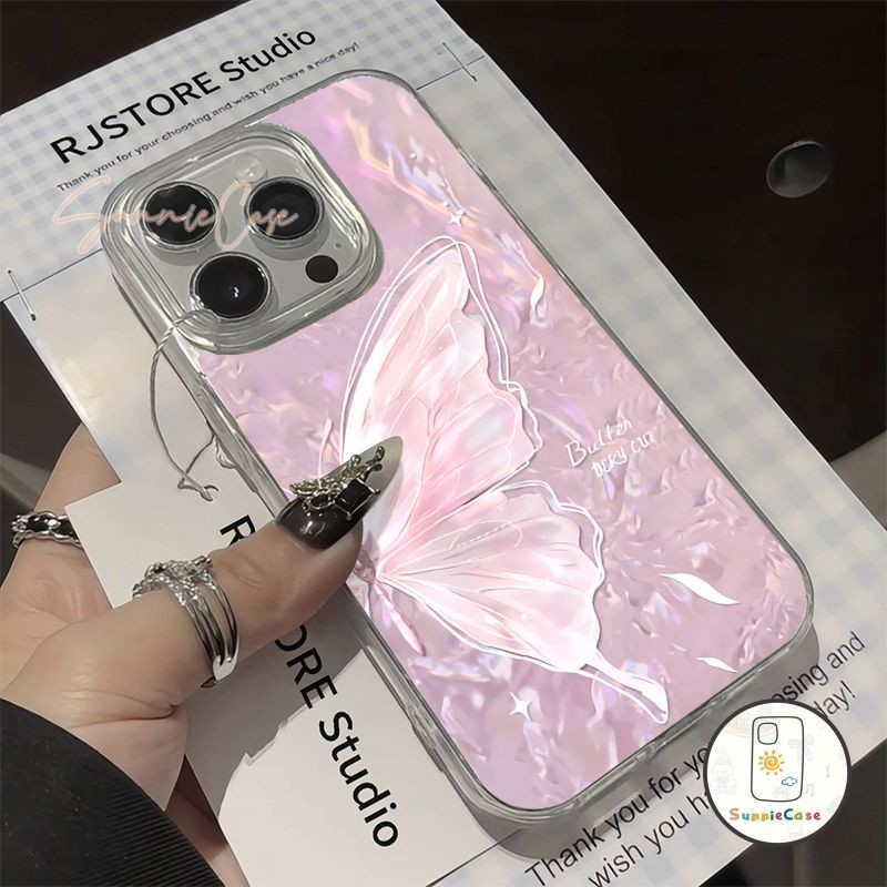 Realme C25 5 C67 C31 C53 C51 5i 6i C21 C30 C11 C35 C15 C21Y C55 C33 ผีเสื้อในฝัน โรแมนติก ความหรูหรา รักแบบง่าย ๆ เคส