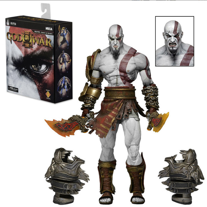 [พร้อมส่ง] neca Ares 3 Ultimate Kratos Kratos Kratos รุ่นดีลักซ์บรรจุกล่องแบบเคลื่อนย้ายได้ msmj