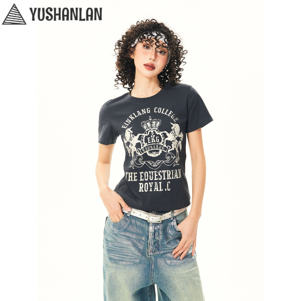 KDASE STORE EINKLANG COLLEGE baby tee top เสื้อเบบี้ทีทรงสวย