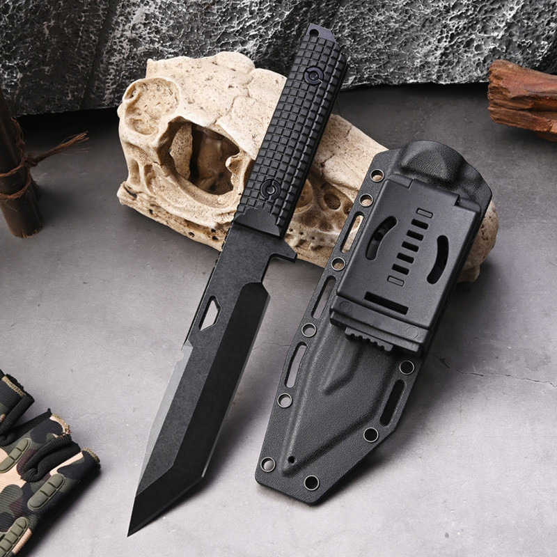 Advanced Portable Straight Knife High Hardness Tactical Knife Sharp Camping Outdoor Knife
