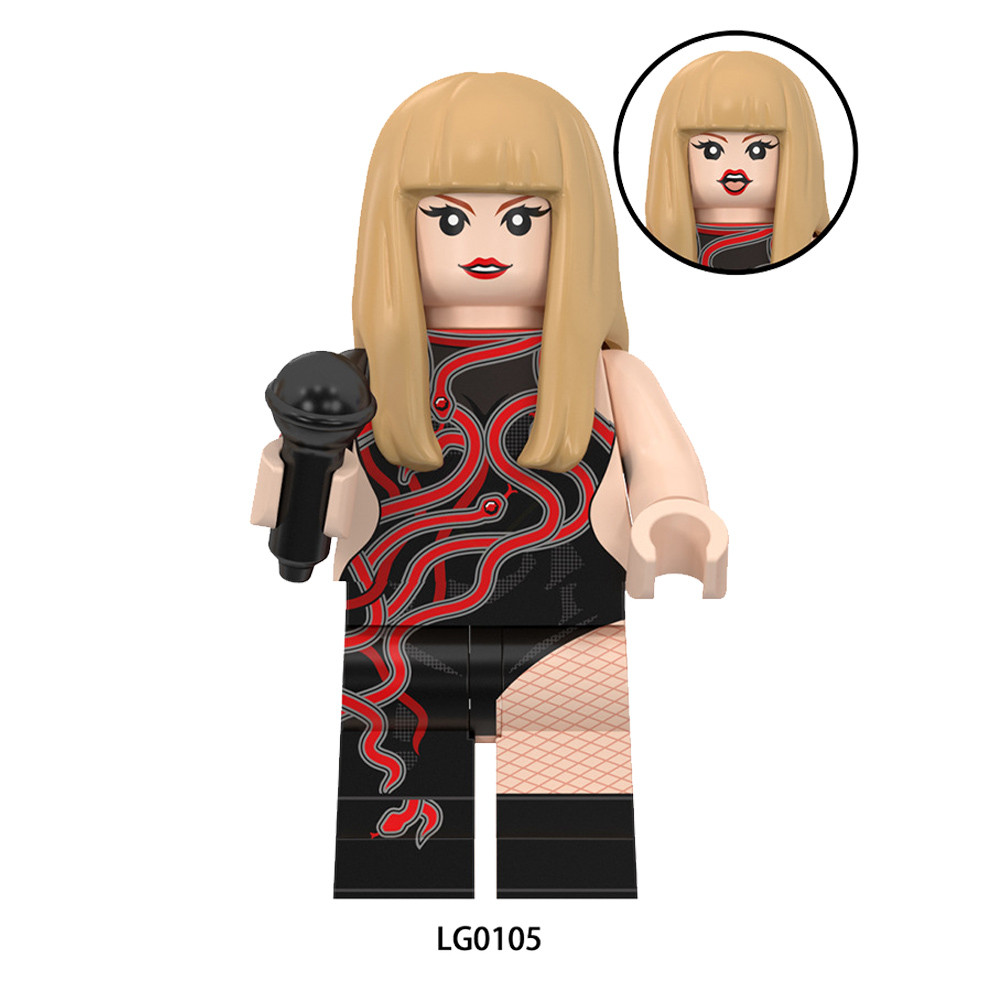 ใหม่ Arroval Super Star Pop นักร้อง Taylor Swift Ed Sheeran Daft Punk Building Blocks ของเล่นรูป - รูปที่ 6